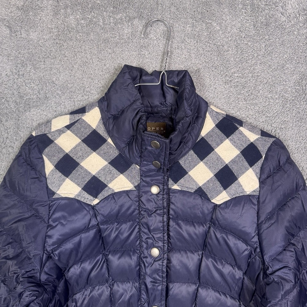 Roper‎ Down Jacket Womens M Quilted Puffer Range Gear Full Zip Western Cowgirl - Picture 7 of 14